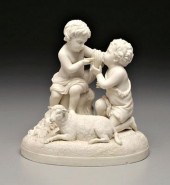 Parianware figural group, Chri