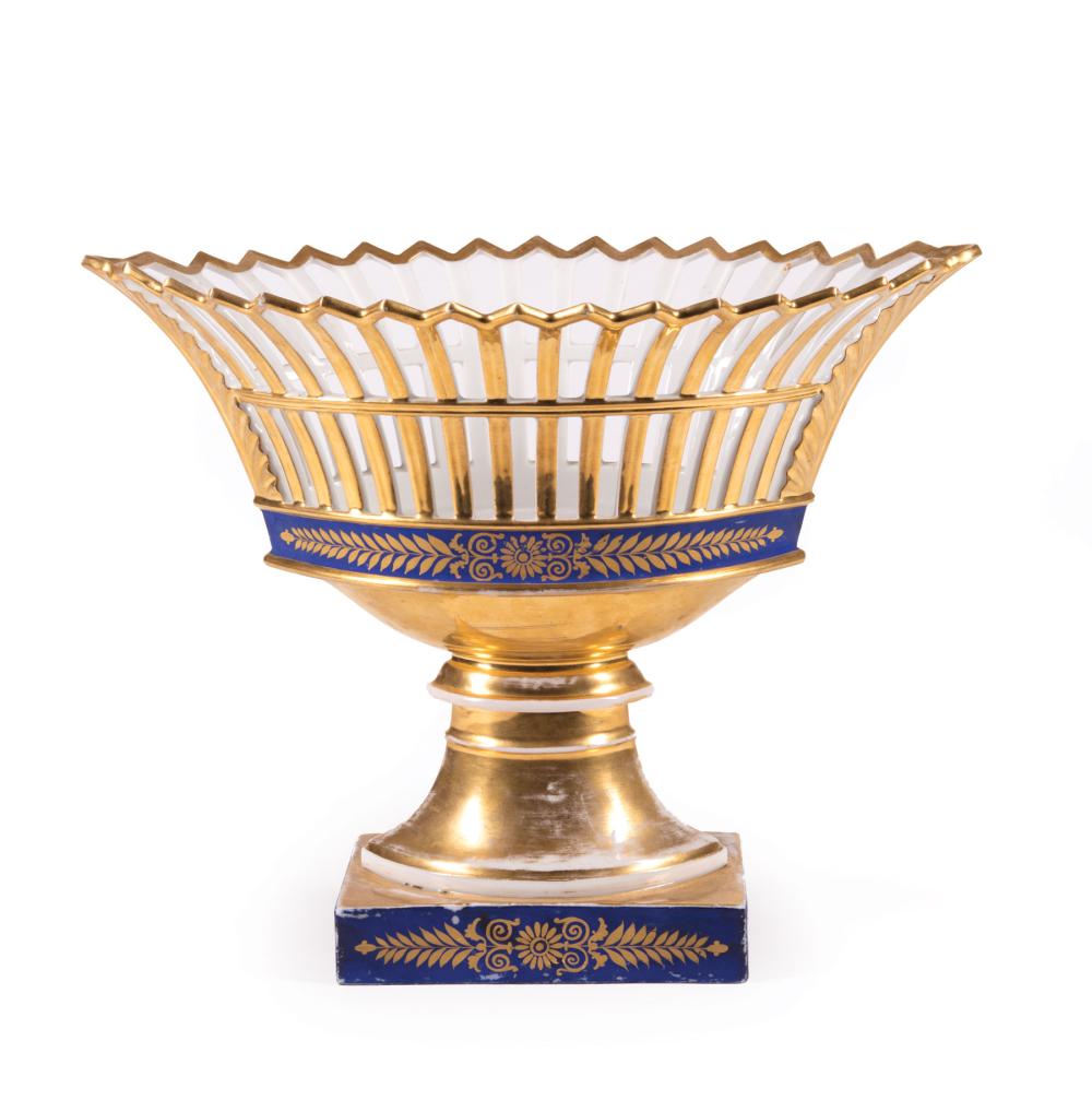 PARIS GILT AND BLEU DE ROI