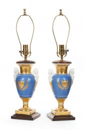PARIS GILT AND CELESTE PORCELA