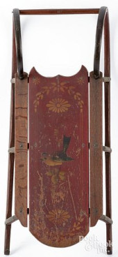 PARIS MFG. CO. PAINTED SLED, L