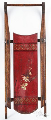 PARIS MFG. CO. PAINTED SLED, L