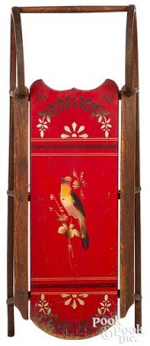 PARIS MFG. CO. PAINTED SLED, D