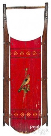 PARIS MFG. CO. PAINTED SLED, W