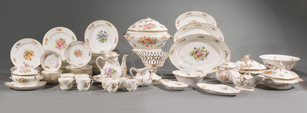 PARIS POLYCHROME AND GILT PORCELAIN