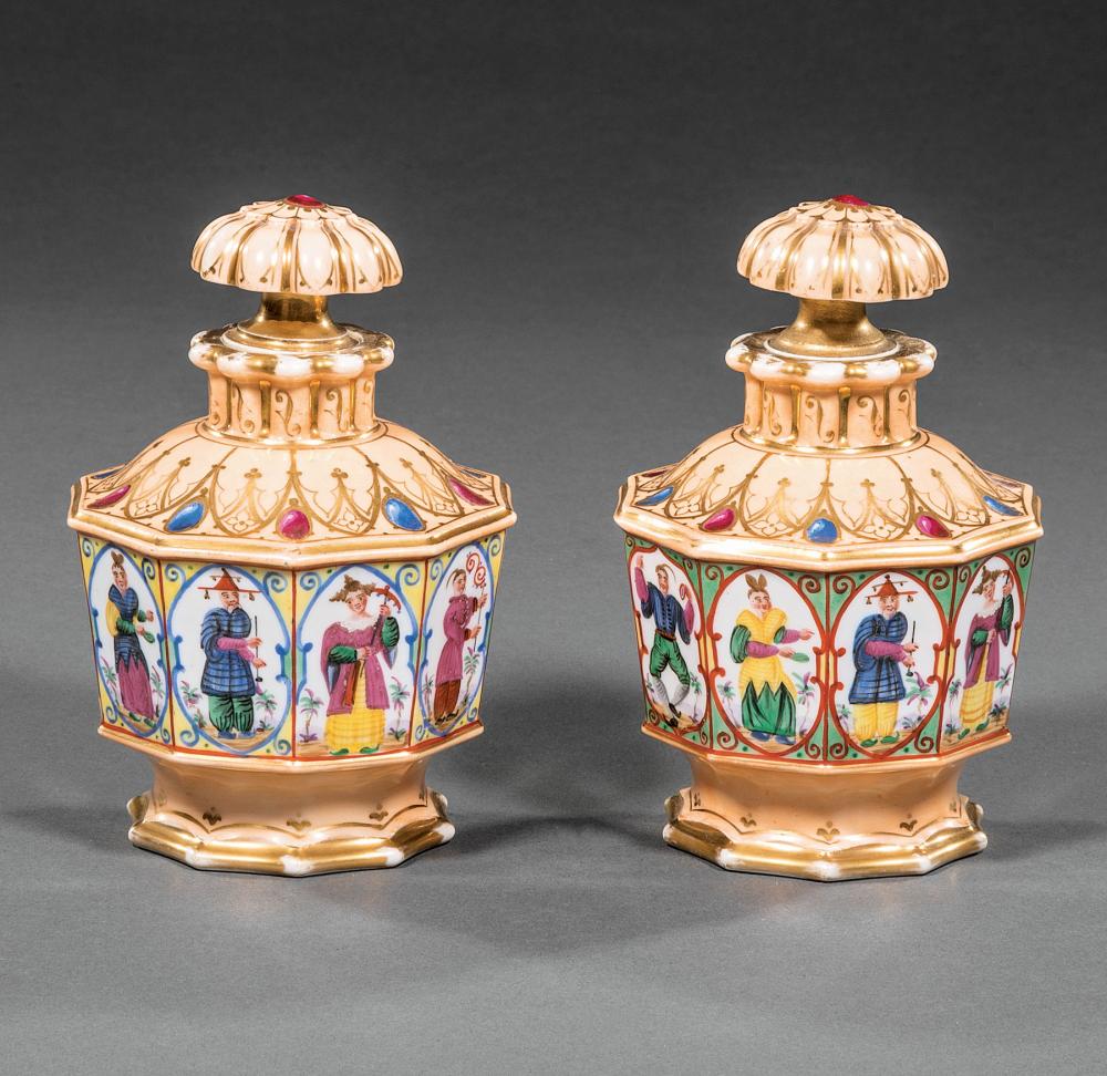 PARIS POLYCHROME AND GILT PORCELAIN