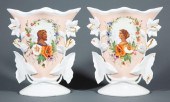 PARIS PORCELAIN FLARE VASESPai