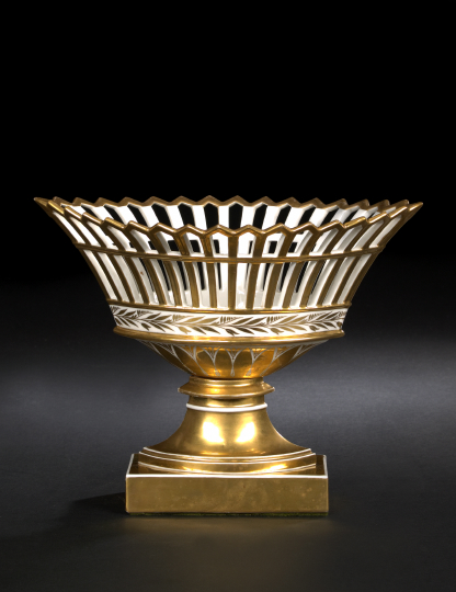 Paris Porcelain Gold-and-White