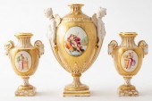 PARIS PORCELAIN PARCEL GILT GA