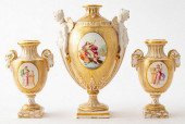 PARIS PORCELAIN PARCEL GILT GA