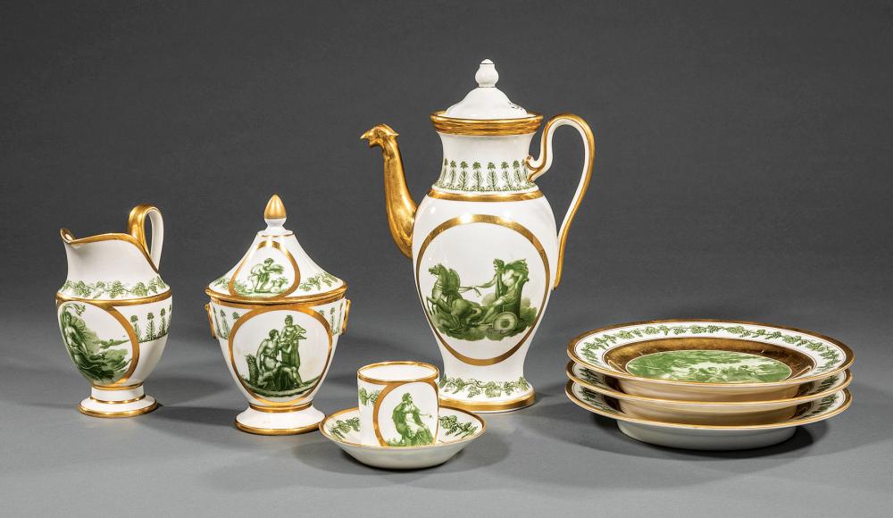PARIS PORCELAIN PARTIAL COFFEE