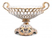 PARIS PORCELAIN WHITE AND GILT