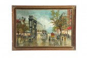 PARIS STREET SCENE BY HUBERT V