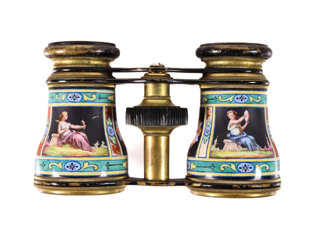 PARISIAN ENAMELED OPERA GLASSES