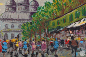 PARISIAN STREET PAINTING AFTER