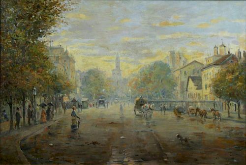 PARISIAN STREET SCENE, AVENUE