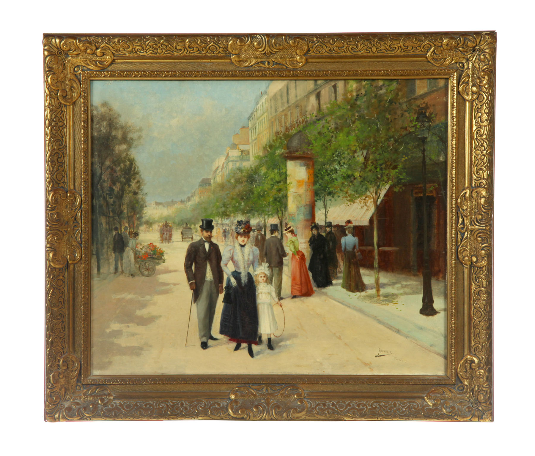 PARISIAN STREET SCENE BY JOSES