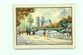 PARISIAN STREET SIGNED KOOPMAN