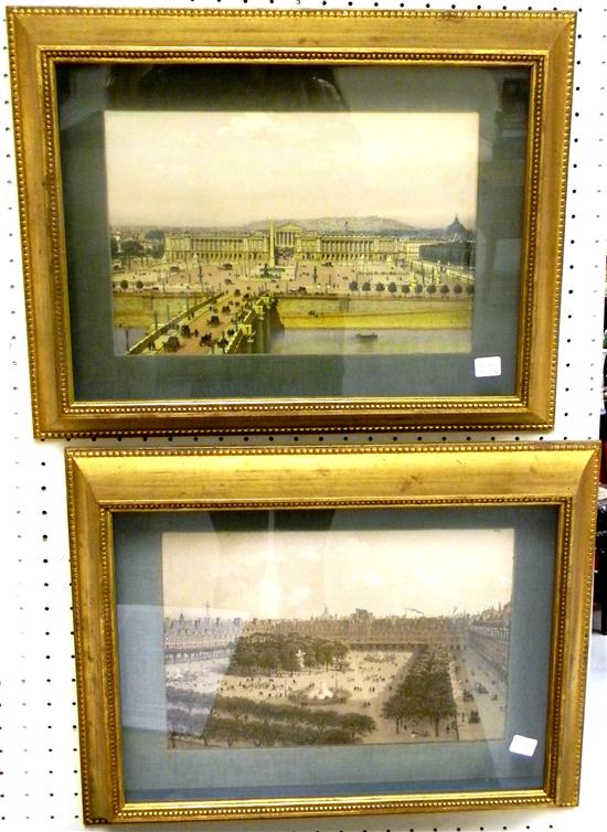 Parisian views  19th C. color