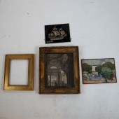 PARK SCENE, COURTYARD - PRINT,