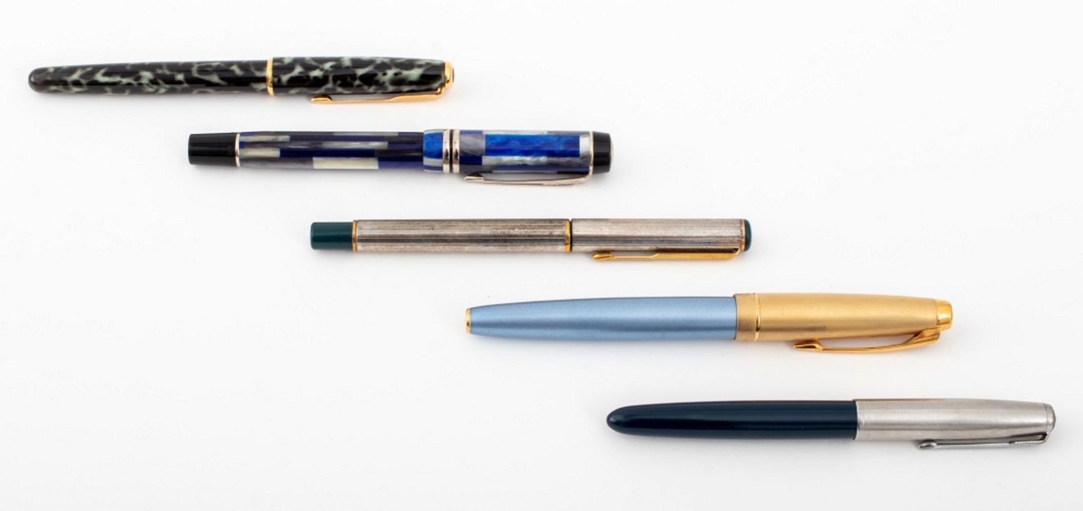 PARKER FOUNTAIN PEN, 5 Assembled