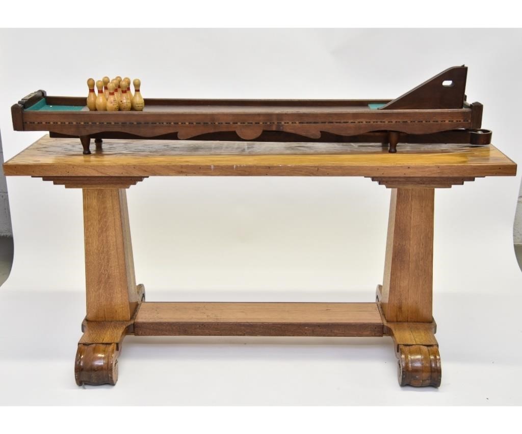 Parlor walnut inlaid table top