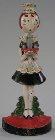 PARLOUR MAID DOORSTOP Hubley