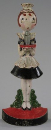 PARLOUR MAID DOORSTOP Hubley g