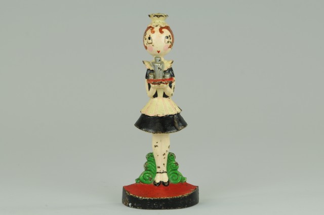 PARLOUR MAID DOORSTOP Hubley