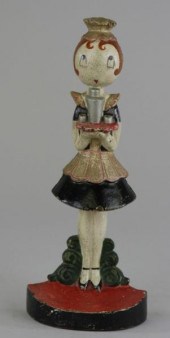 PARLOUR MAID DOORSTOP Hubley g