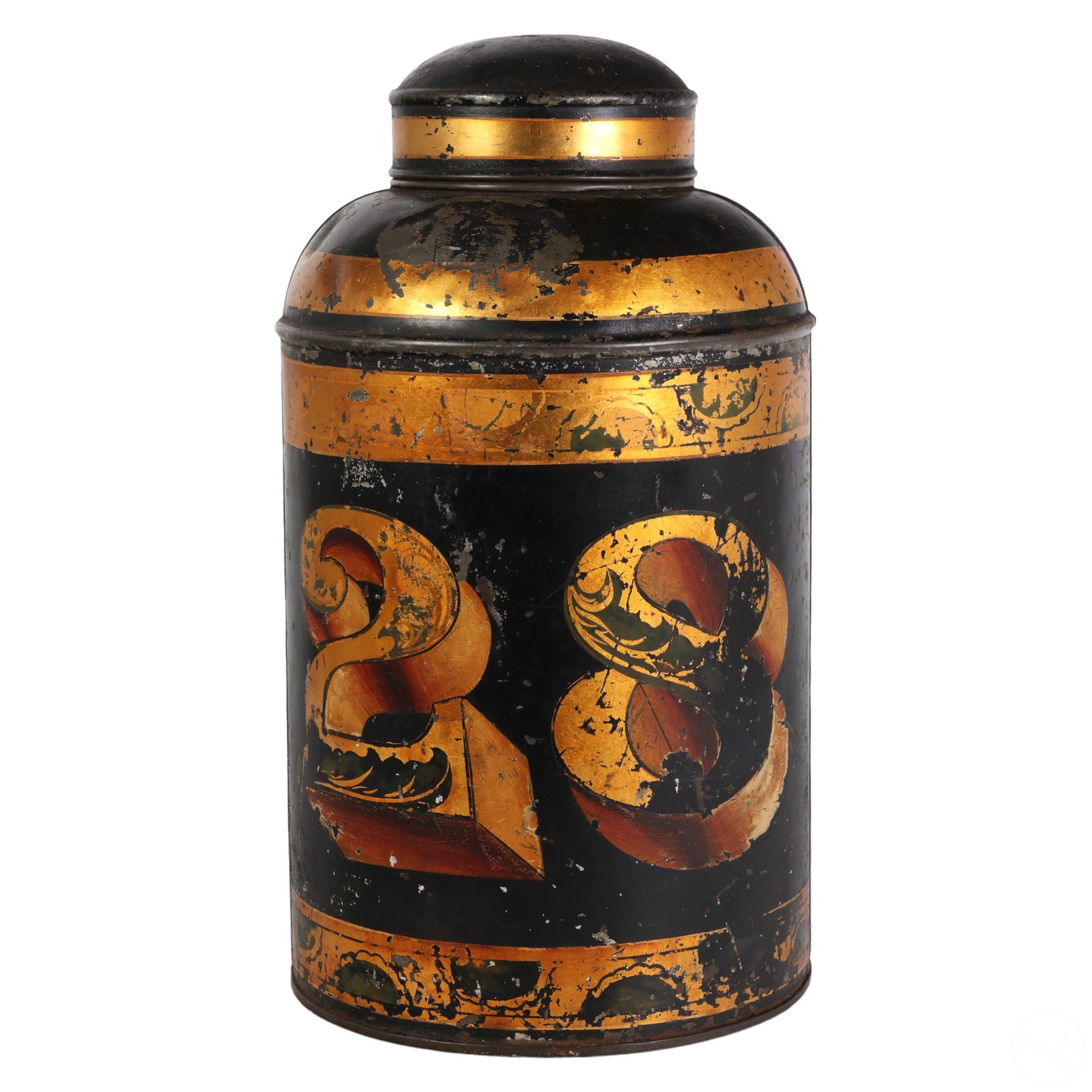 PARNALL & SONS 19C. ANTIQUE TOLE