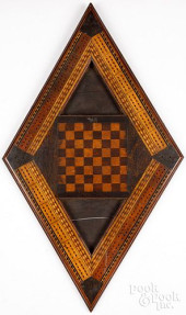 PARQUETRY INLAID GAME BOARD, 1