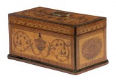 PARQUETRY TEA CADDY Profusely