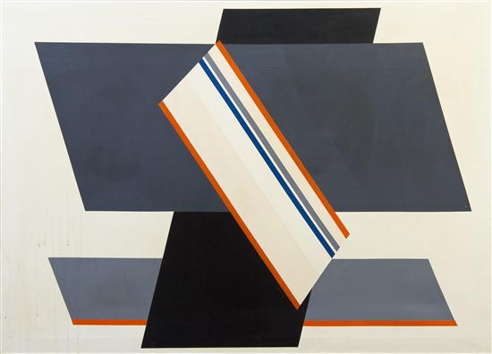 Parrish (20th century) Abstract oil