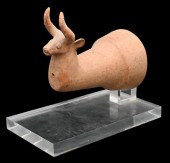 PARTHIAN POTTERY BULL RHYTONPa