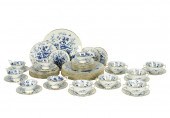 PARTIAL COALPORT "CAIRO BLUE O