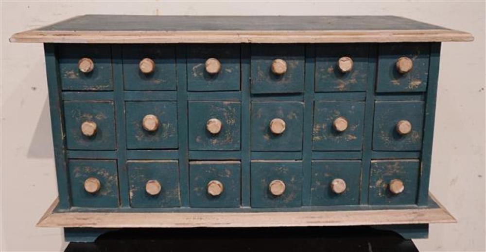 PARTIAL GREEN PAINTED PINE