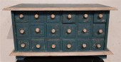 PARTIAL GREEN PAINTED PINE APO