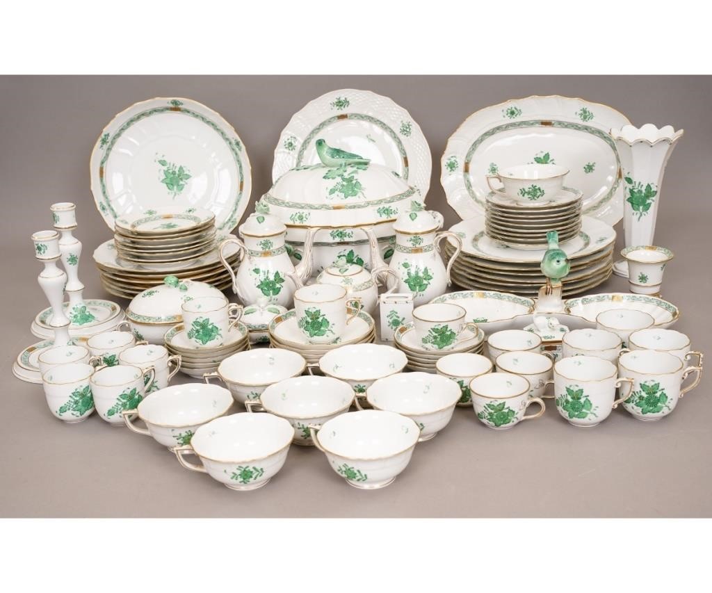 Partial Herend china service,