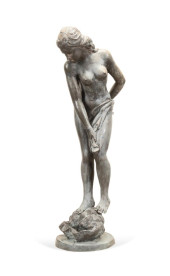 PARTIAL NUDE COPPER GARDEN FIG