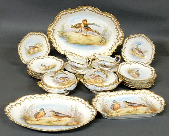 Partial ornithological china