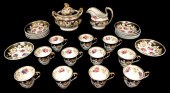 PARTIAL PORCELAIN TEA SET, ENG