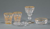 PARTIAL SET BACCARAT CRYSTAL S