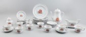 PARTIAL SET OF WEDGWOOD RUST "