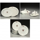 PARTIAL SPODE ARMORIAL DINNER