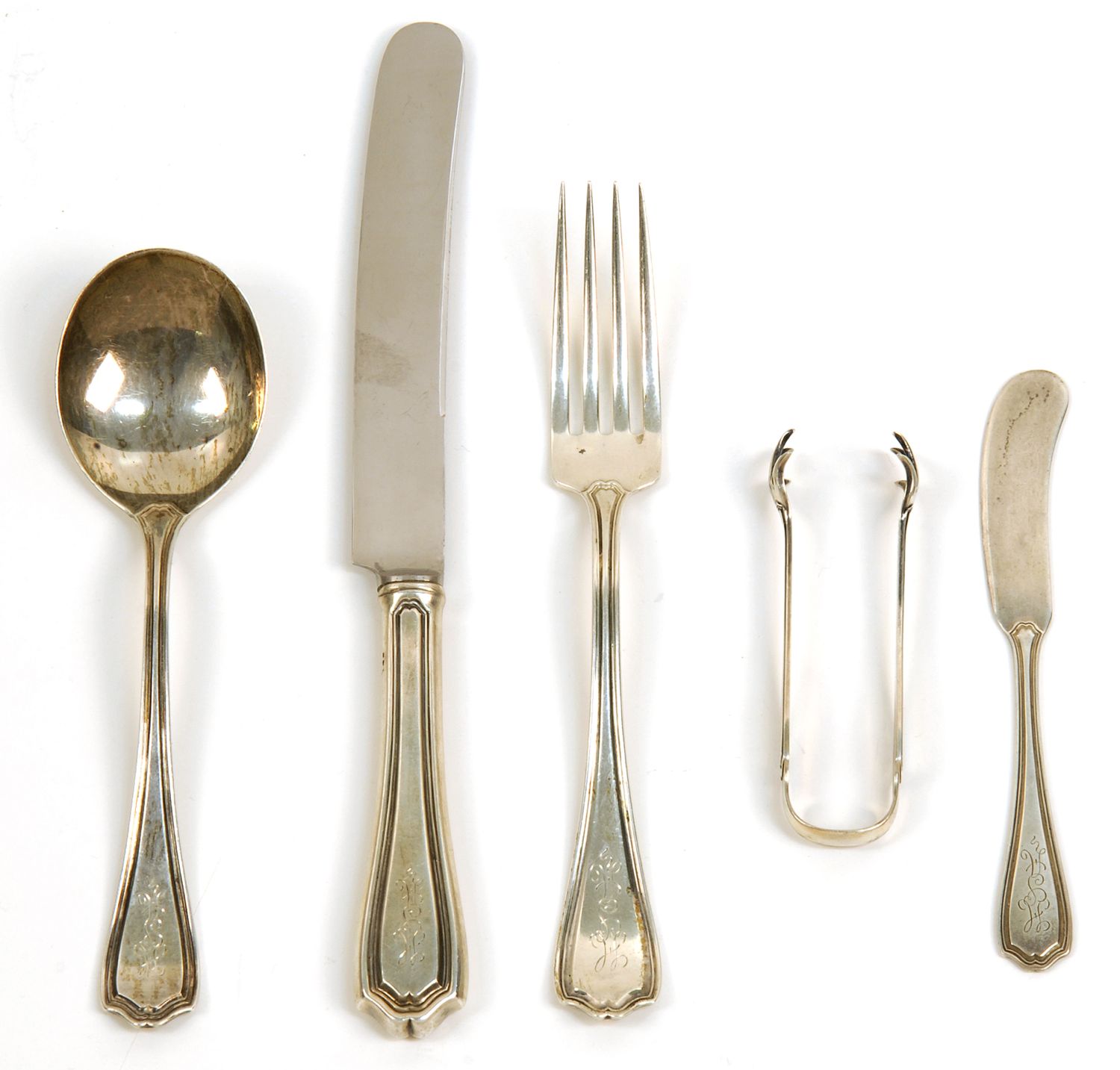 PARTIAL STERLING SILVER FLATWARE
