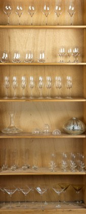 PARTIAL SUITE OF REIDEL GLASS