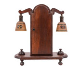 PARTNERS DESK MAHOGANY DESK LA