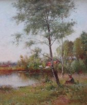 PARTON Ernest. Oil on Canvas o