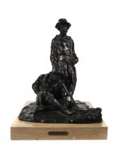 PASCAL BUIGUES BRONZE SCULPTUR