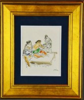 Pascin Ink And Watercolor ''Th